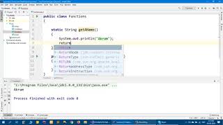 FUNCTIONS LESSON 3 JAVA IN INTELLIJ IDEA 2020 .
