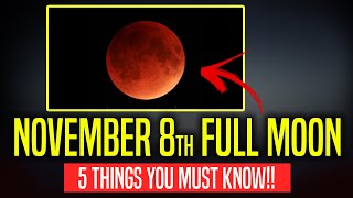 Details This is going to be powerful!! [5 THINGS YOU MUST KNOW about BLOOD MOON ECLIPSE] November 8th News