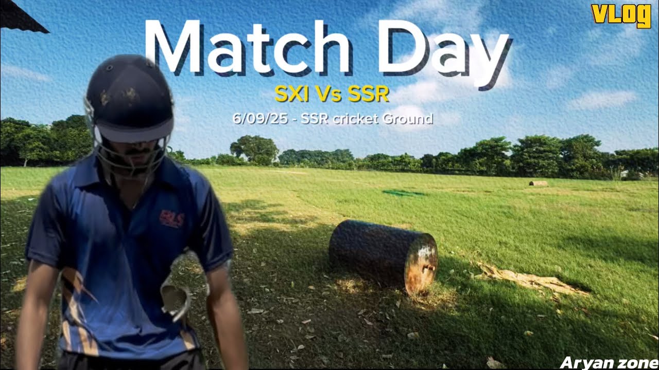 🏏 Cricket Vlog : Match Day - Aryan Zone