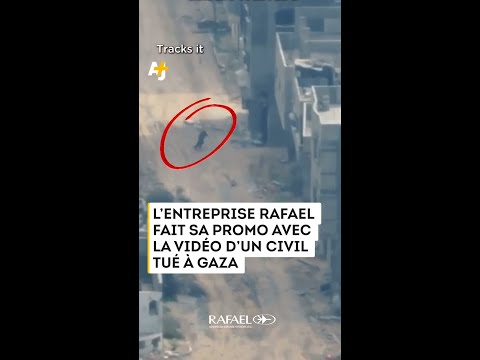 شركة رافاييل تبرم دعمها في شريط مقاطعة مدني قتل في غزة