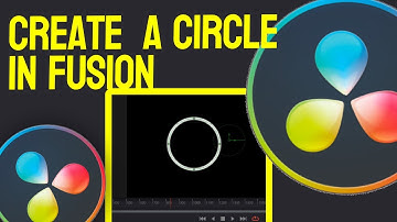 How To  Create  A Circle In Fusion Davinci Resolve 18 Part 1