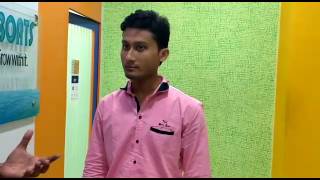 Student giving feedback after Digital Marketing certification course from Seven Boats Academy