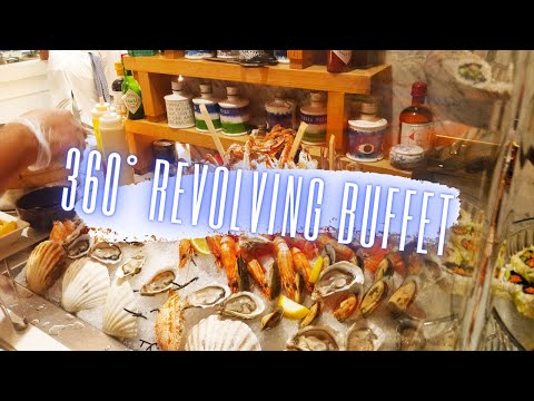 Visiting the Only 360° Revolving Buffet in Dubai | Review | Vlog