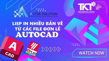 Các Lisp in các bản vẽ từ nhiều file đơn lẻ || Autocad Lisp || Part13 #truongkythuat