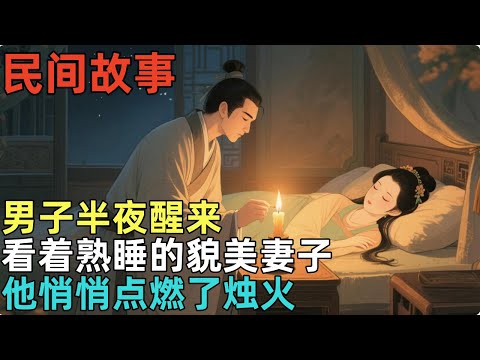 民间故事：男子半夜醒来，看着熟睡的貌美妻子，他悄悄点燃了烛火 #明朝奇案，#古代奇案，#民間故事，#民間故事合集，#故事傳說，#明朝奇案，#古代奇案，#奇闻异事，#奇聞異事