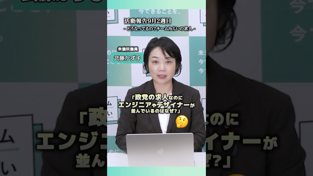 どうなってるの?チームみらいの求人