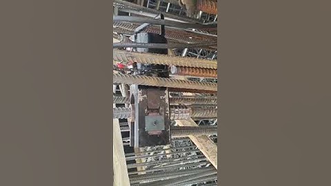 Rebar cold extrusion machine video by Hebei Yida