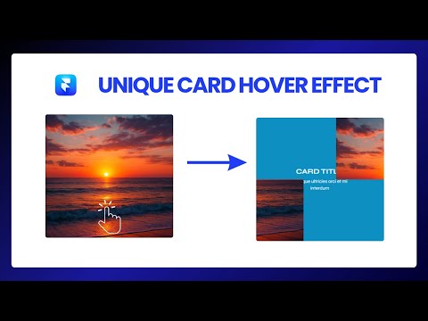 Framer Tips : Unique Card Hover Effect in Framer