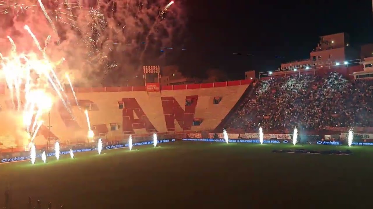 Huracan - Tomas adolfo duco inauguración de nuevas luces . Vista desde la platea Alcorta
