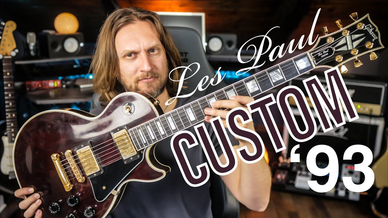 Gibson Les Paul CUSTOM 1993 Wine Red - The "Good Wood Era"? - YouTube