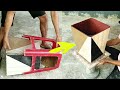 How to make flower pots made of cement and ceramic tiles from seat molds #59