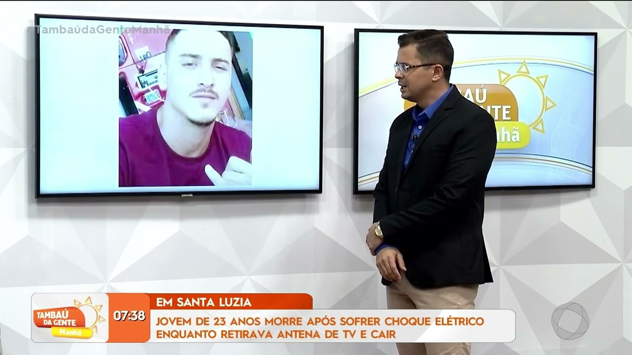 Jovem morre após sofrer choque elétrico enquanto retirava antena de TV - Tambaú da Gente Manhã