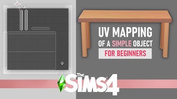 UV MAPPING for BEGINNERS | SIMPLE & EASY CC (CUSTOM CONTENT) TUTORIAL | The Sims 4