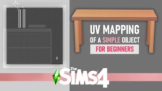 UV MAPPING for BEGINNERS | SIMPLE & EASY CC (CUSTOM CONTENT) TUTORIAL | The Sims 4