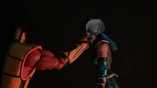 Mortal Kombat stop motion scorpion vs Kitana