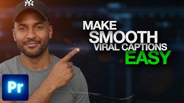 How to Create Smooth Animated Captions in Premiere Pro (Step-by-Step & Slow Tutorial)