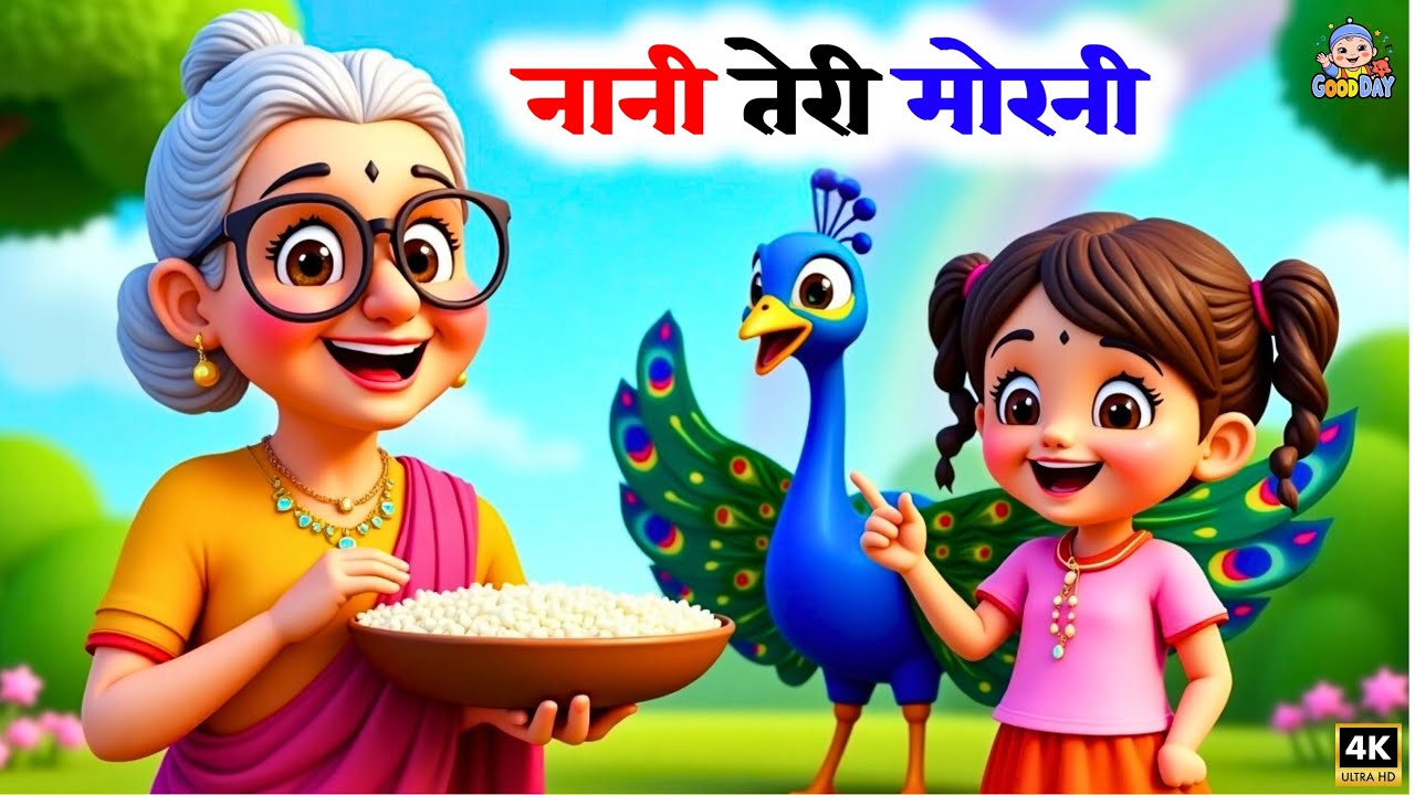 Nani Teri Morni Ko Mor Le Gaye  | नानी तेरी मोरनी | Nursery Rhymes & Poem | Good Day