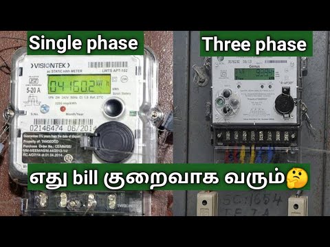 Single phase meter or three phase meter |Which meter can be used in your home?
