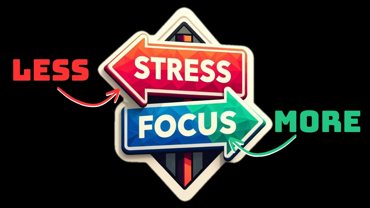 How to REDUCE stress and increase productivity - YouTube