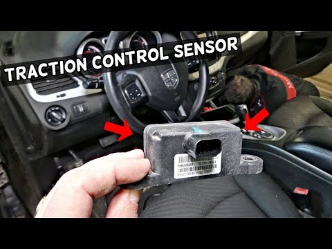 DODGE JOURNEY TRACTION CONTROL MODULE YAW RATE SENSOR LOCATION REPLACEMENT. FIAT FREEMONT