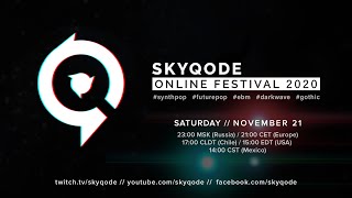 Skyqode Online Festival 2020 Synthpop Darkwave Industrial