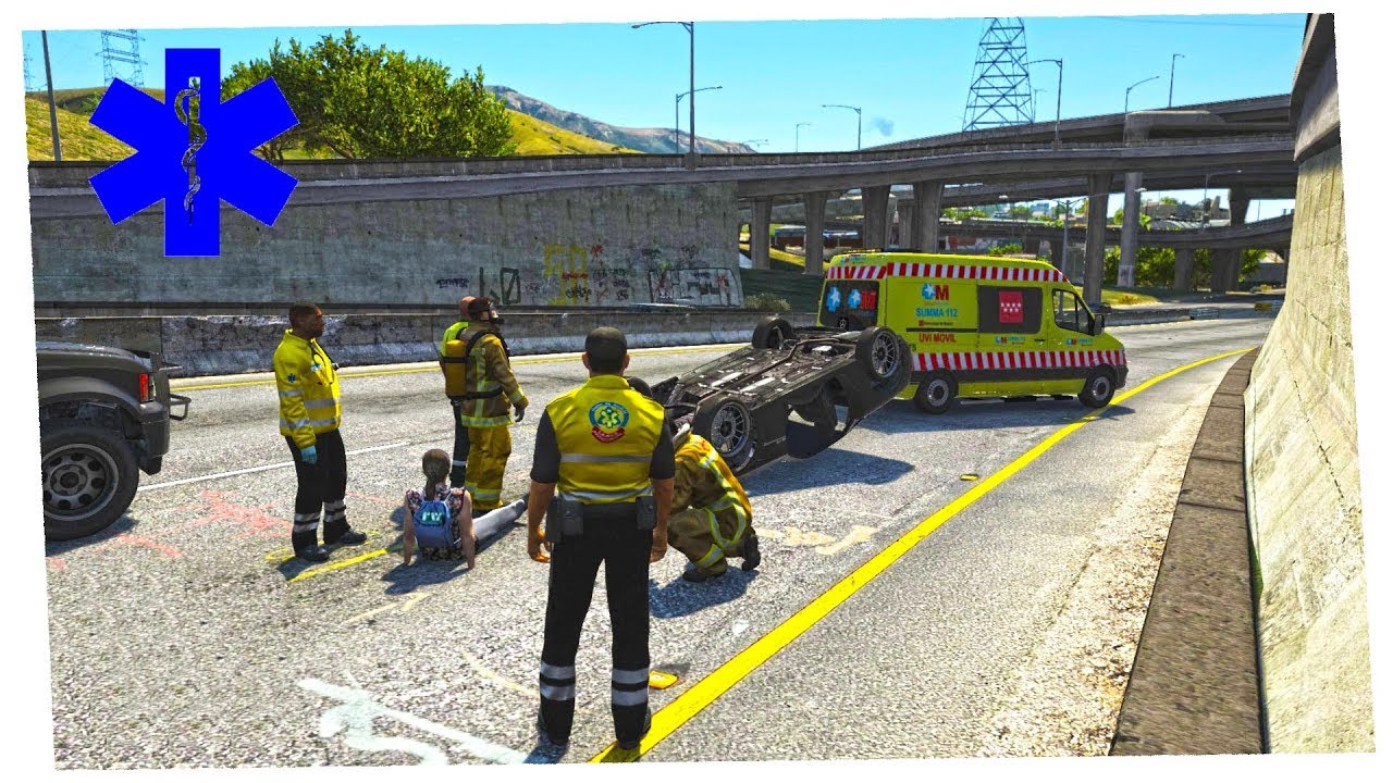 🚑 EMS MOD |  # 13 | AMBULANCIA SUMMA 112 - ACCIDENTE EN LA AUTOVÍA