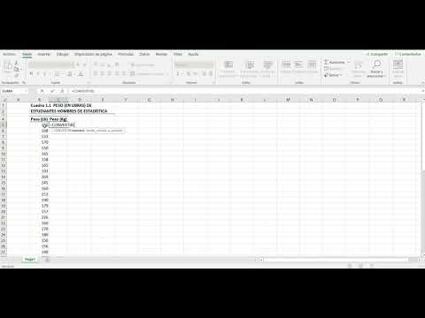 Video: ¿Cómo convierto libras a kilogramos en Excel?