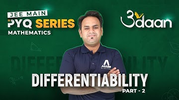 Differentiability (Part-2) | Previous Year Questions for JEE Main 2024 -  Udaan Series | @ALLENJEE