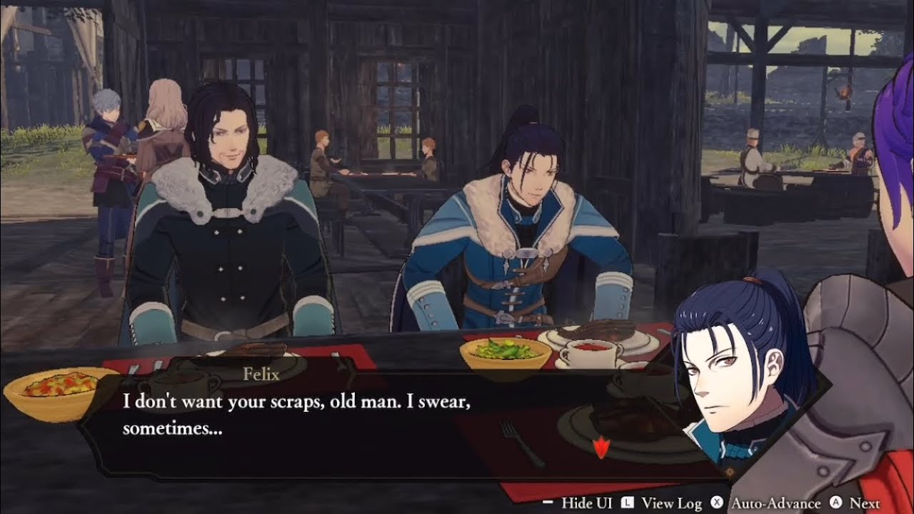 Blue Lions Unique Non-Battle Dialogue - FE Three Hopes