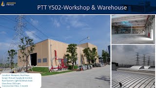 Warehouse Advance prefab Installation PTT Y502 Workshop