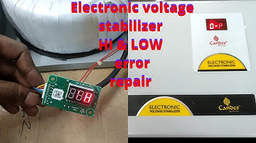 Electronic voltage stabilizer HI error repair in tamil/ how to repair stabilizer / cool air experts