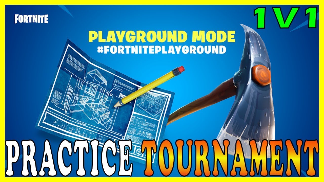 practice playground tournament 1v1 in fortnite chance to win free v bucks playing with subs - fortnite v buck tournament