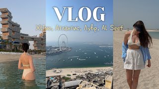 VLOG 🤍  Летим с 45 этажа на XLINE, Атлантис, Лувр, Al Seef 🌊 Дубай&Абу Даби / часть 3