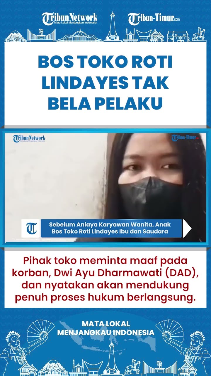 SHORT | Sebelum Aniaya Karyawan Wanita, Anak Bos Toko Roti Lindayes Ibu dan Saudara