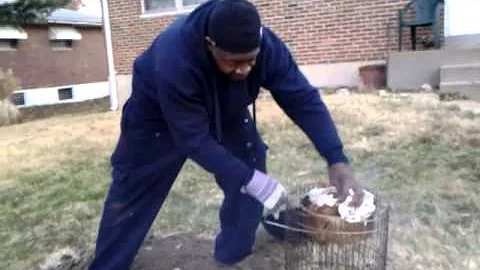 smoking turkey underground