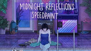 Speedpaint- Midnight Reflections