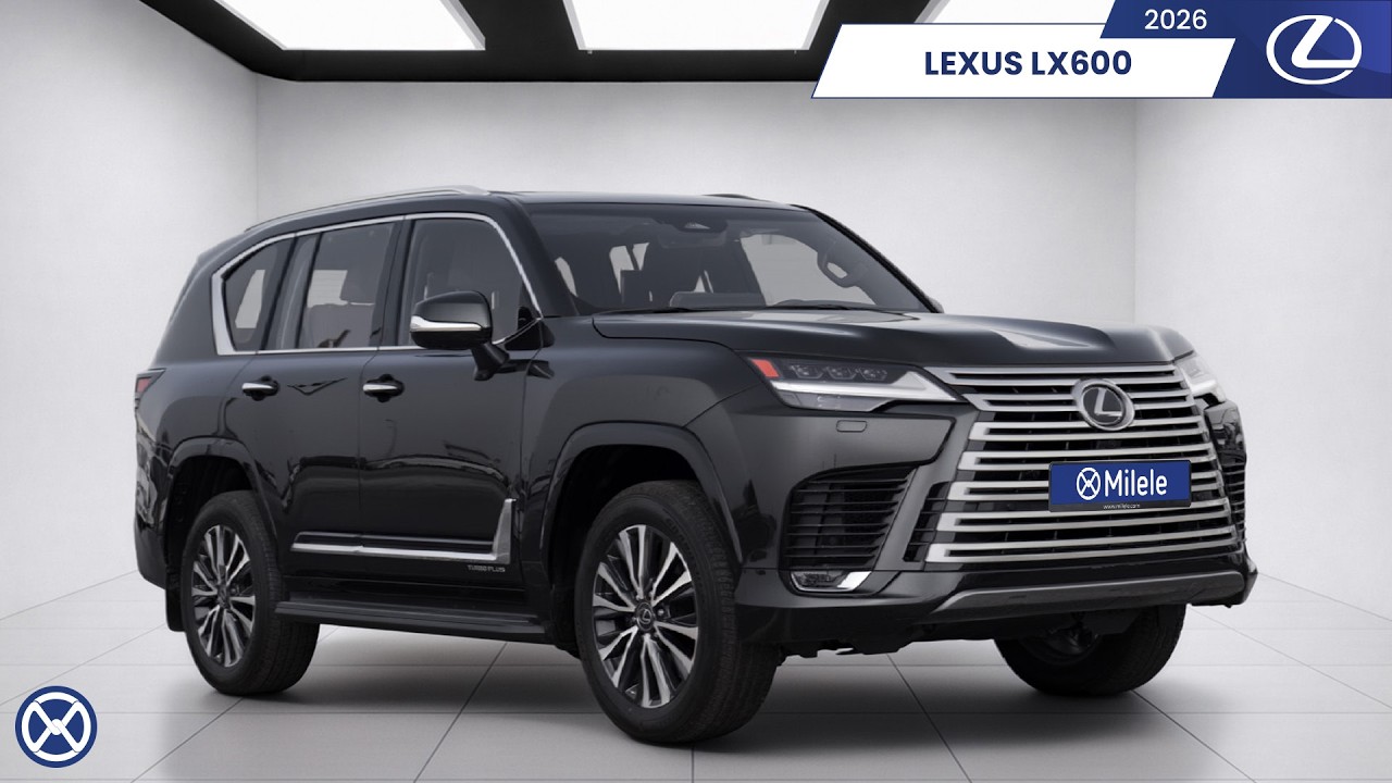 (LHD) LEXUS LX600 TURBO PLUS 3.5P AT AWD MY2026 – BLACK video