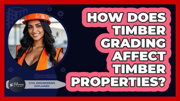 How Does Timber Grading Affect Timber Properties? - Civil Engineering Explained