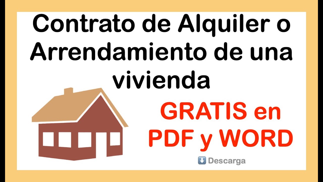 Formato De Contrato De Arrendamiento