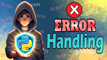 Never Fear Errors Again! Master Try, Except & Custom Exceptions