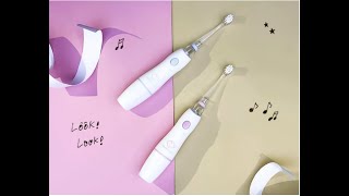 歯磨き好きな子供になる？虹色に光るこども用電動歯ブラシ