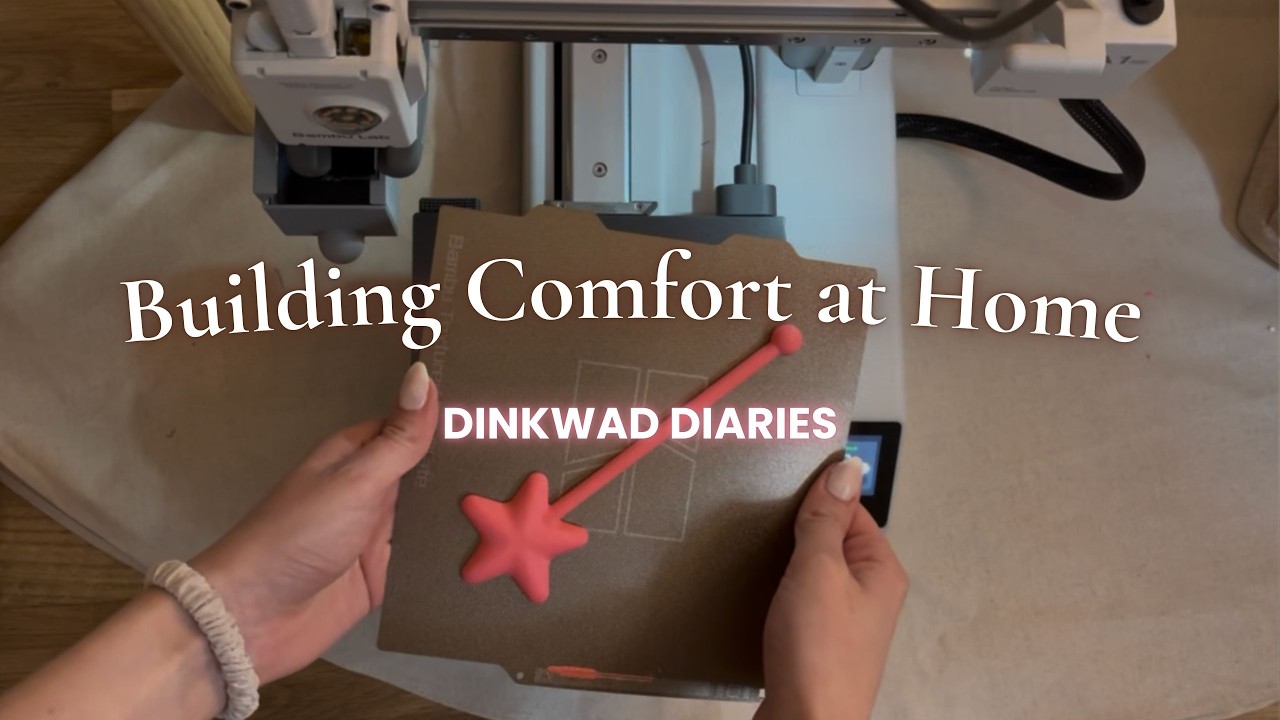 Building Comfort at Home 🫧 | 3D Printing, DIYs & Pizza Night