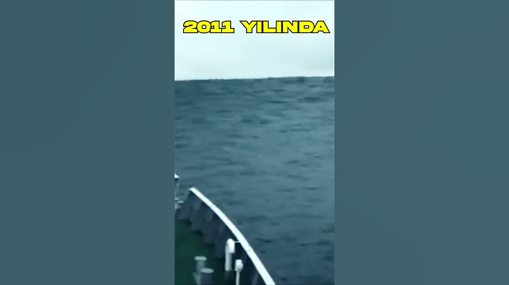 Bir Teknenin Bakış Açısından Tsunami Nasıl Mı Görünür? #shorts