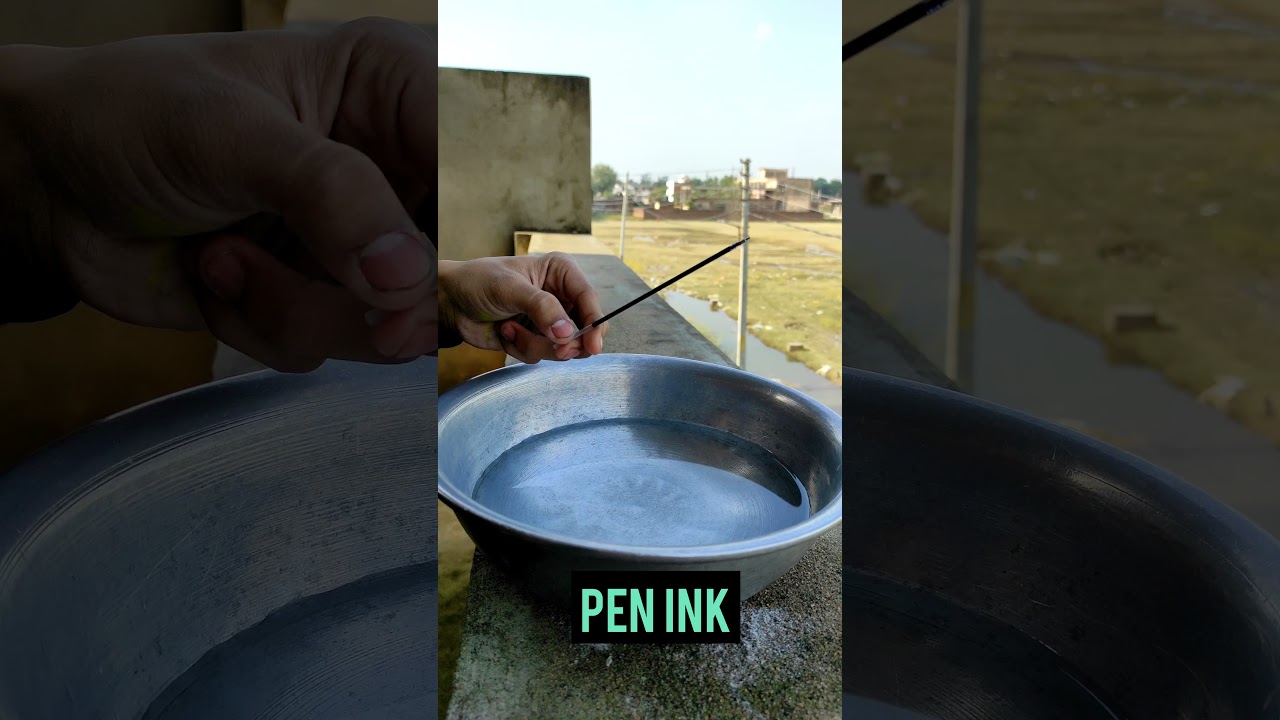 power of ink || pen ink 🆚  matchbox || easy science experiment || 