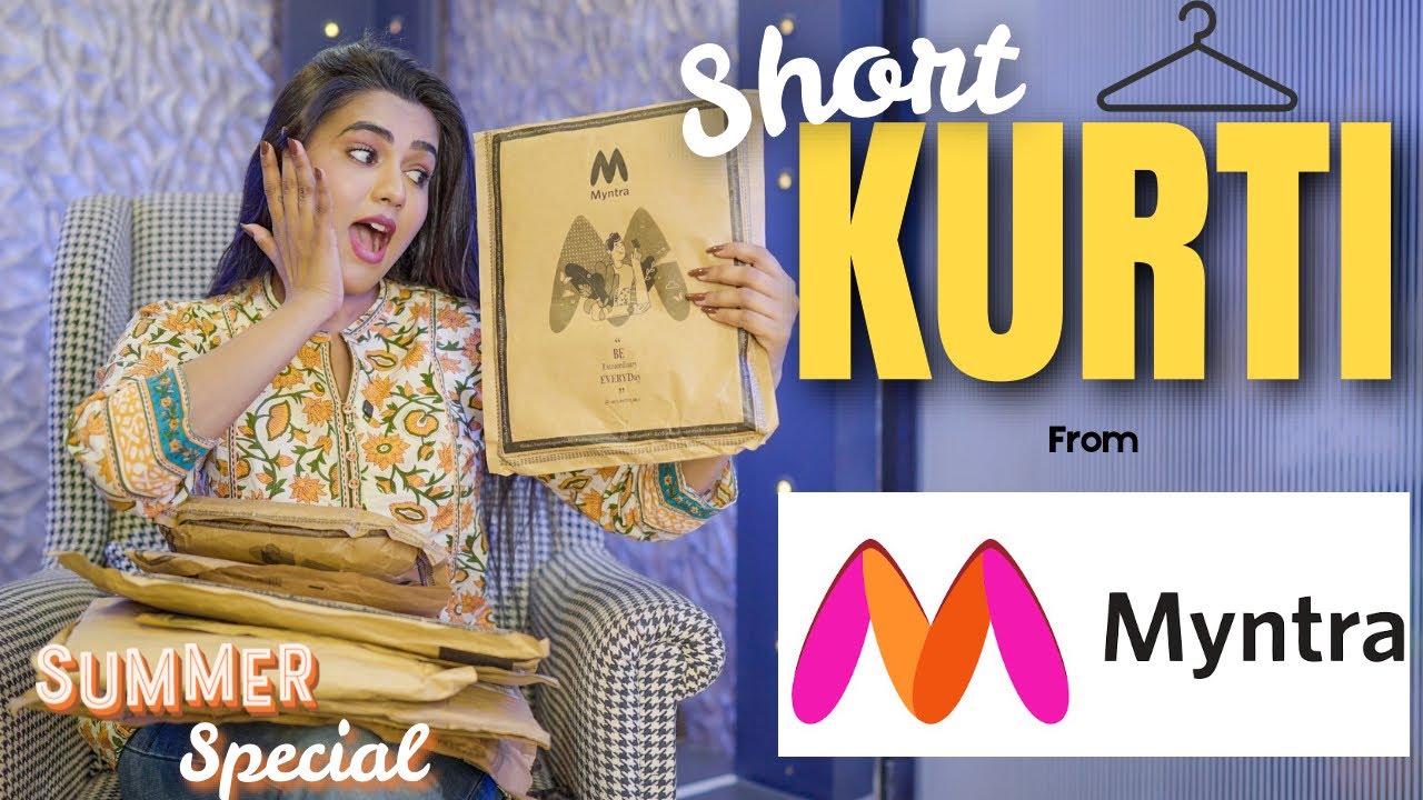 All new collection of *Short kurti* from MYNTRA 😍 | Tryon | Honest Review | gimaashi