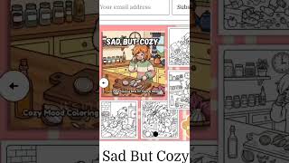 cute colouringbook #colouringbook #cozycoloring #digitalproducts #shorts #ytshorts #gumrode