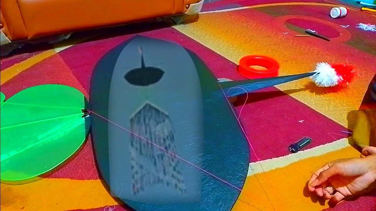 Tutorial / cara Memasang Tali di layang layang Lake Mandar (Kawari')