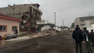 Düzce Gölyaka Deprem Bina Yikimi