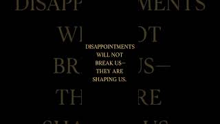 MID-WEEK CHECK-IN:🌸DISAPPOINTMENTS DON'T DEFINE US! THEY REFINE US.