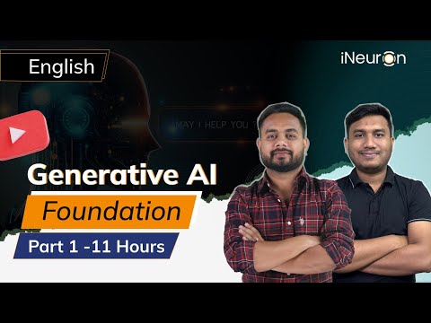 Generative AI Foundations Full Course Part 1 @iNeuroniNtelligence
